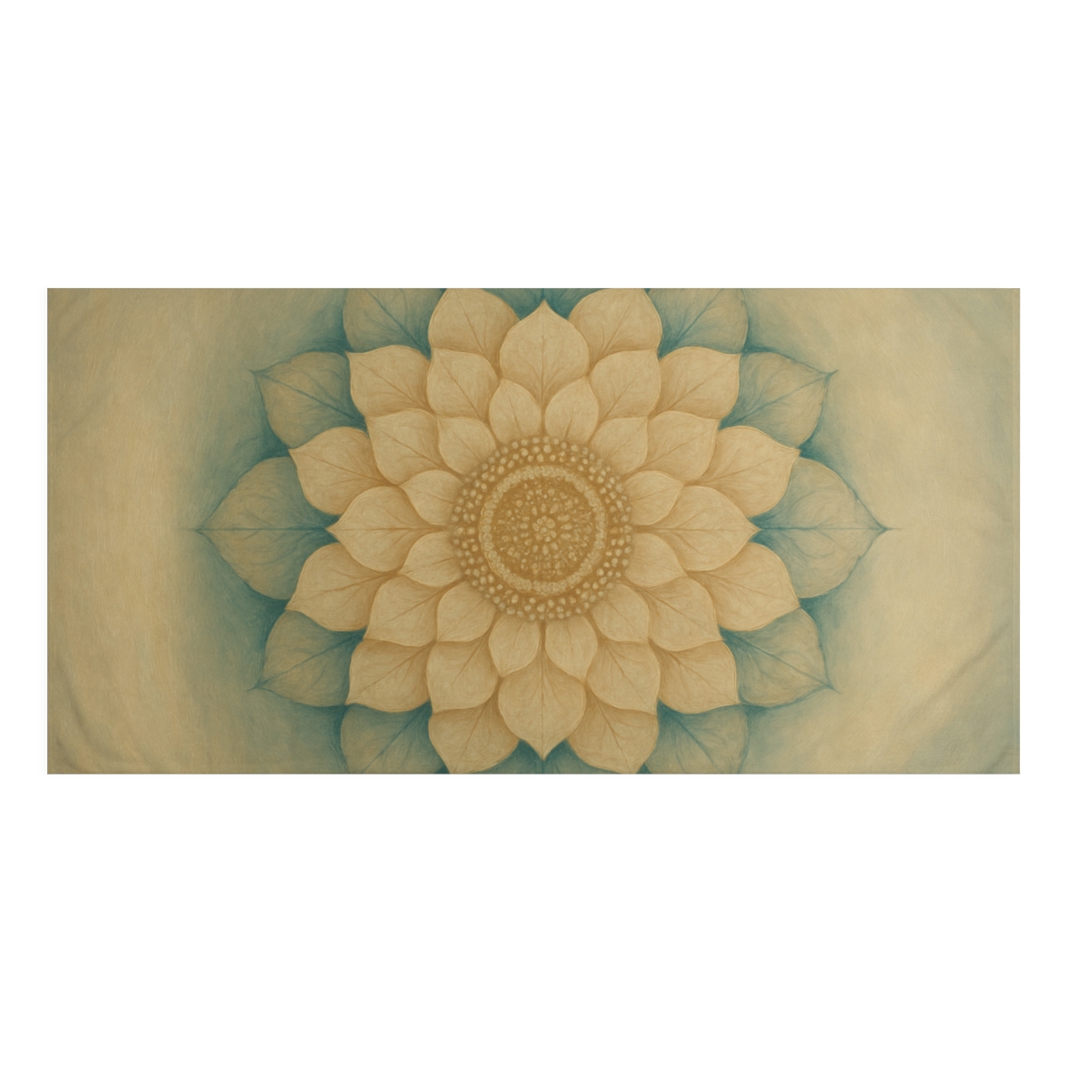 Petal Radiant Mandala soft cotton towels