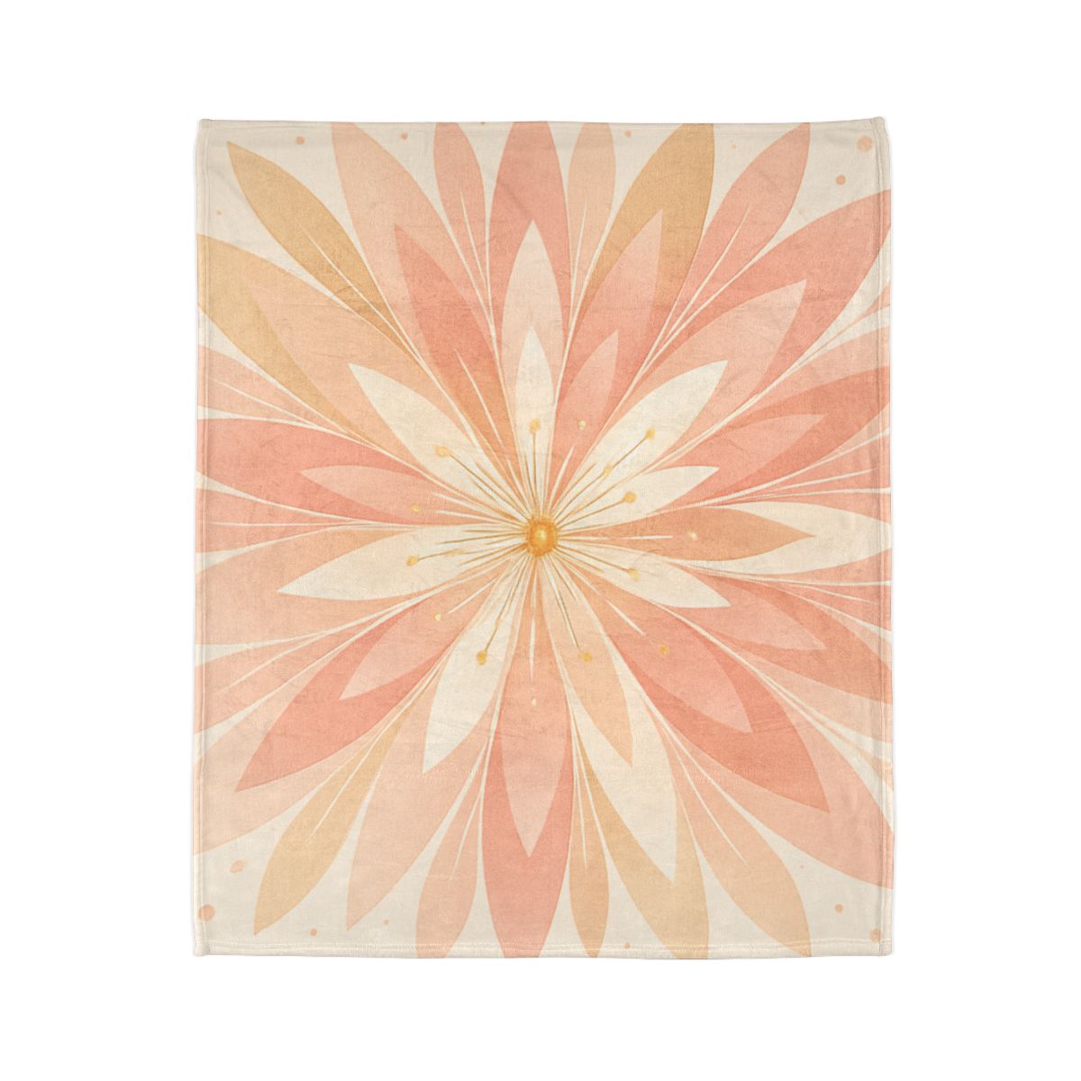 Petal Radius Starburst warm winter blankets
