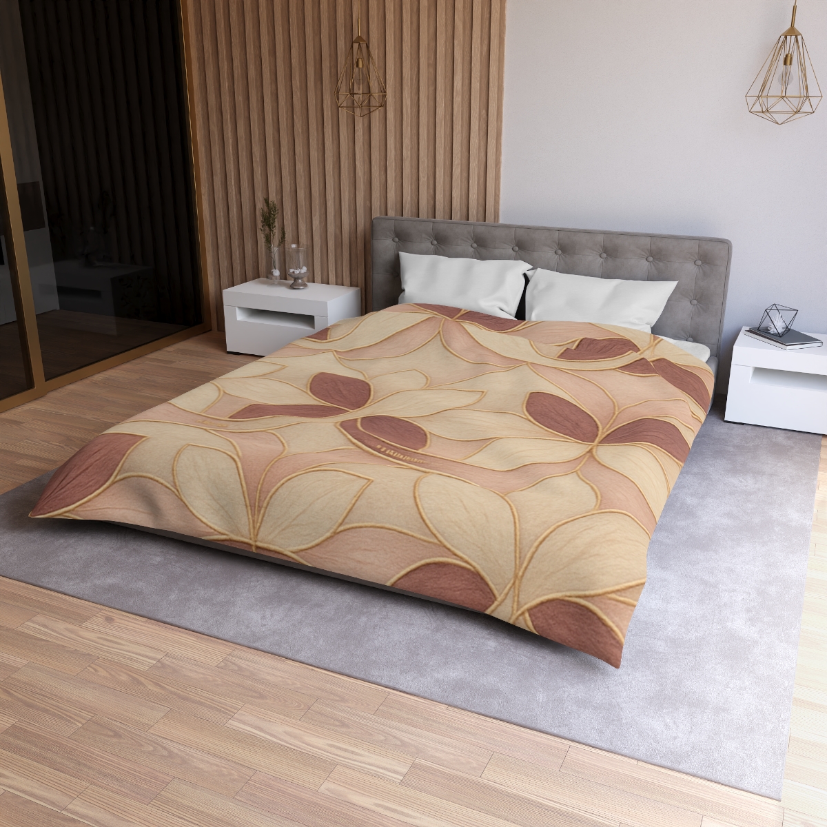 Petal Ribbon Mosaic duvets for gifts