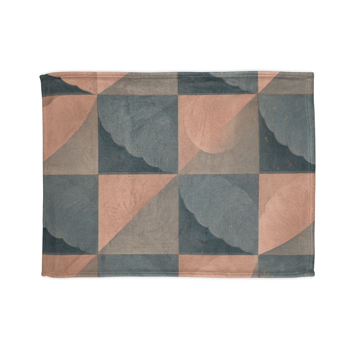 Petal Ripple Grid stylish throw blankets