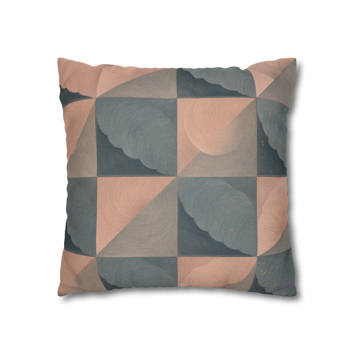 Petal Ripple Grid designer print pillow cases