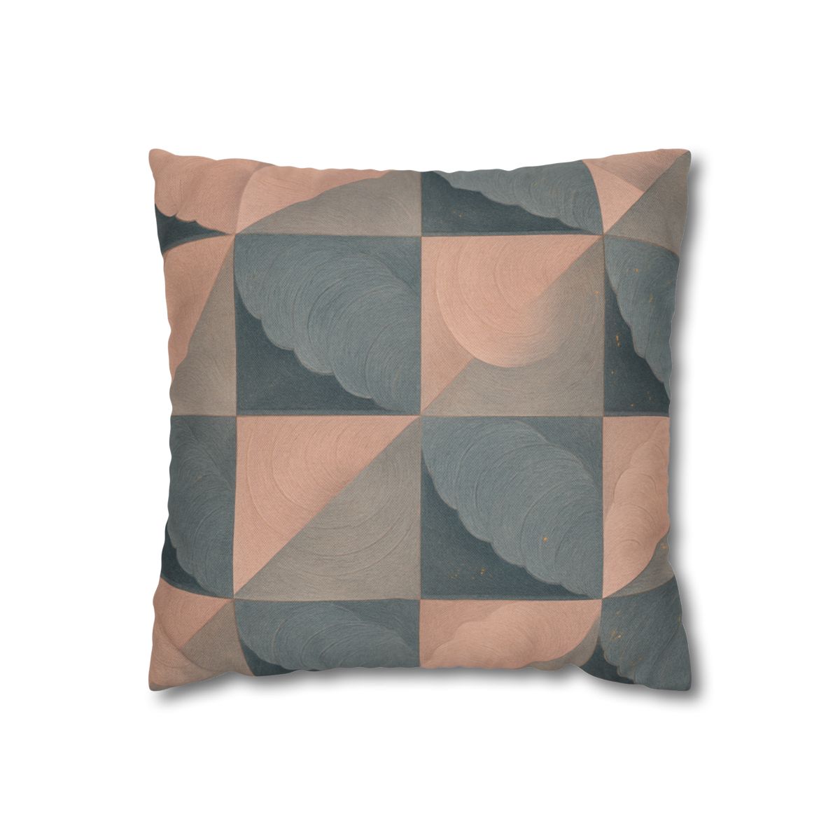 Petal Ripple Grid designer print pillow cases