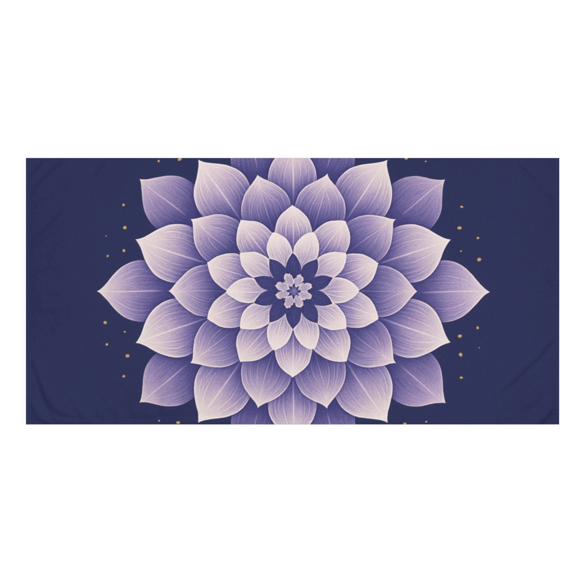 Petal Shadow Mandala trendy hand towels