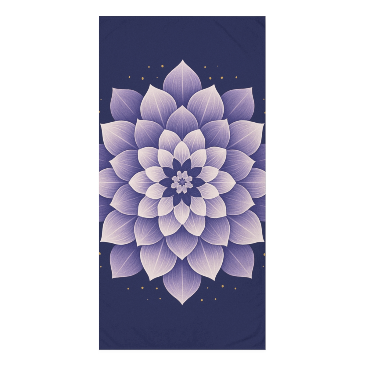 Petal Shadow Mandala trendy hand towels