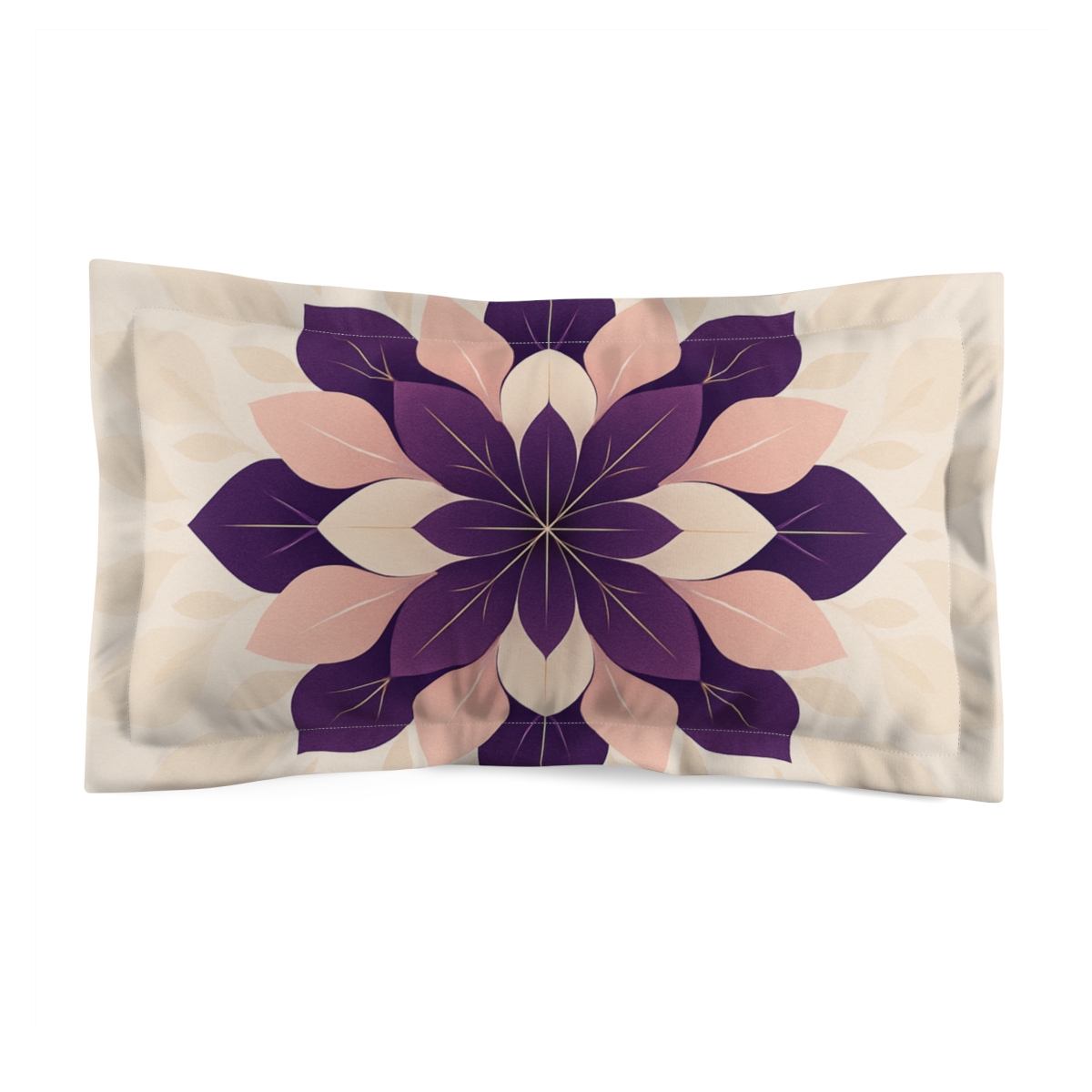 Petal Shadow Mandala personalized decorative pillows