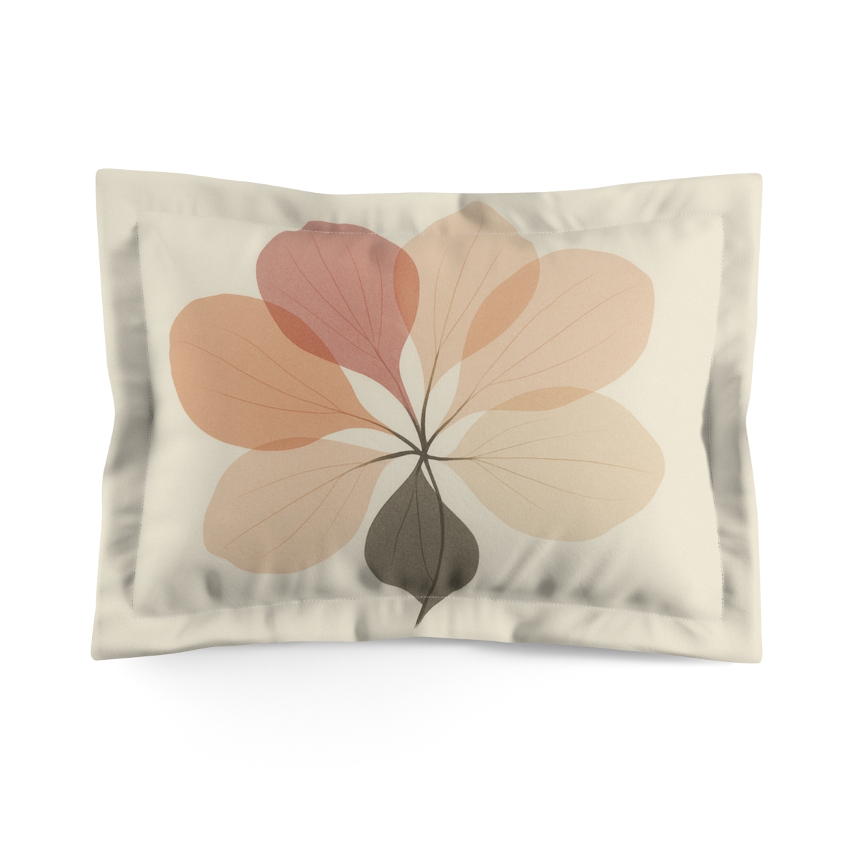 Petal Shadow Overprint unique shape pillows
