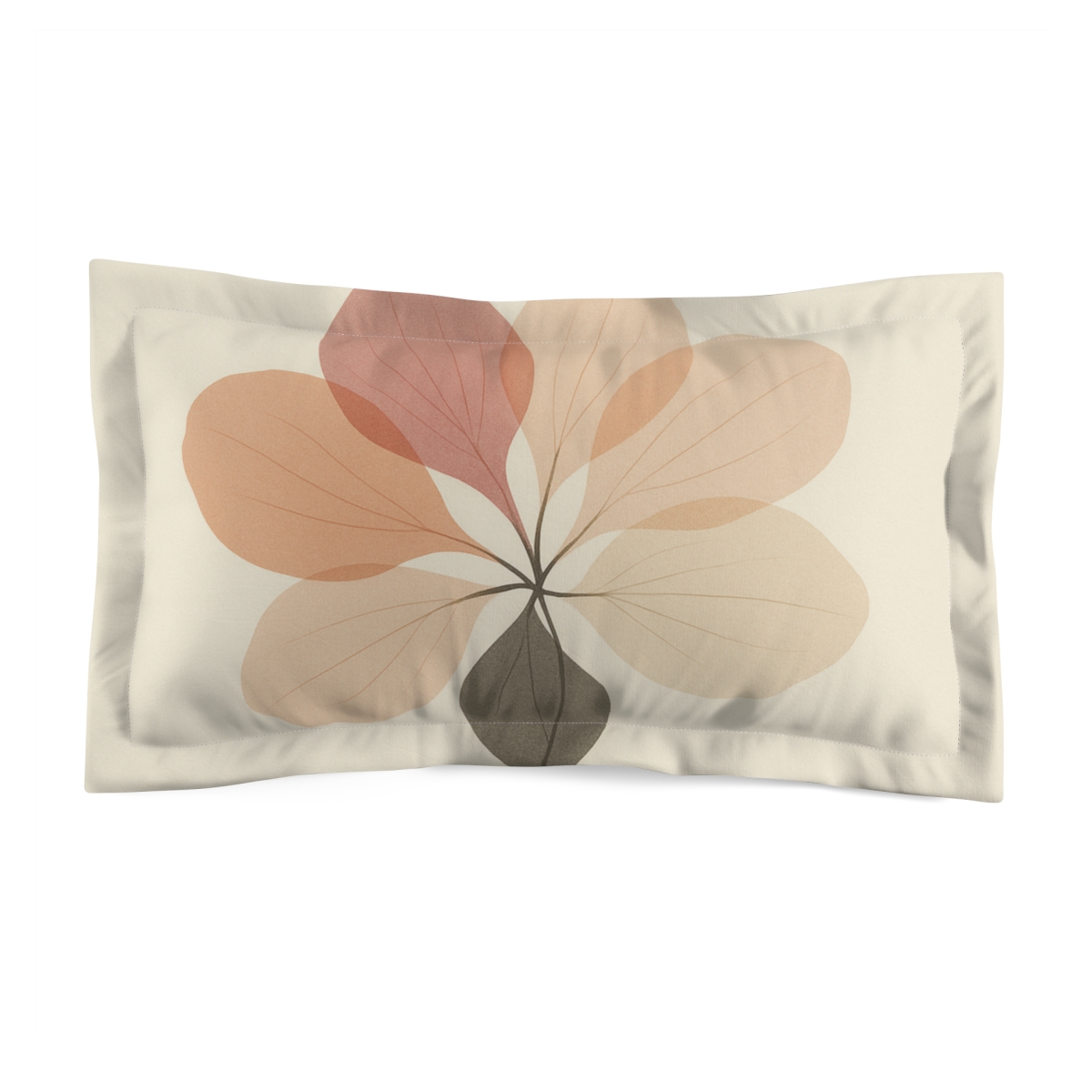 Petal Shadow Overprint unique shape pillows