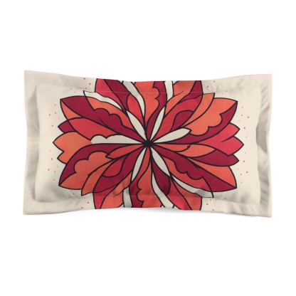 Petal Shard Kaleidoscope stylish throw pillows