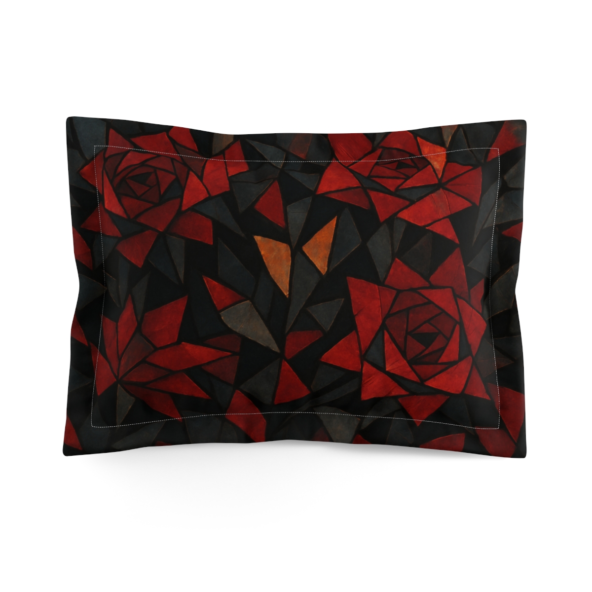 Petal Shard Mosaic stylish throw pillows