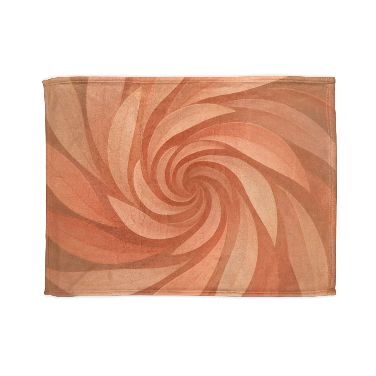 Petal Spiral Harmony soft fleece blankets