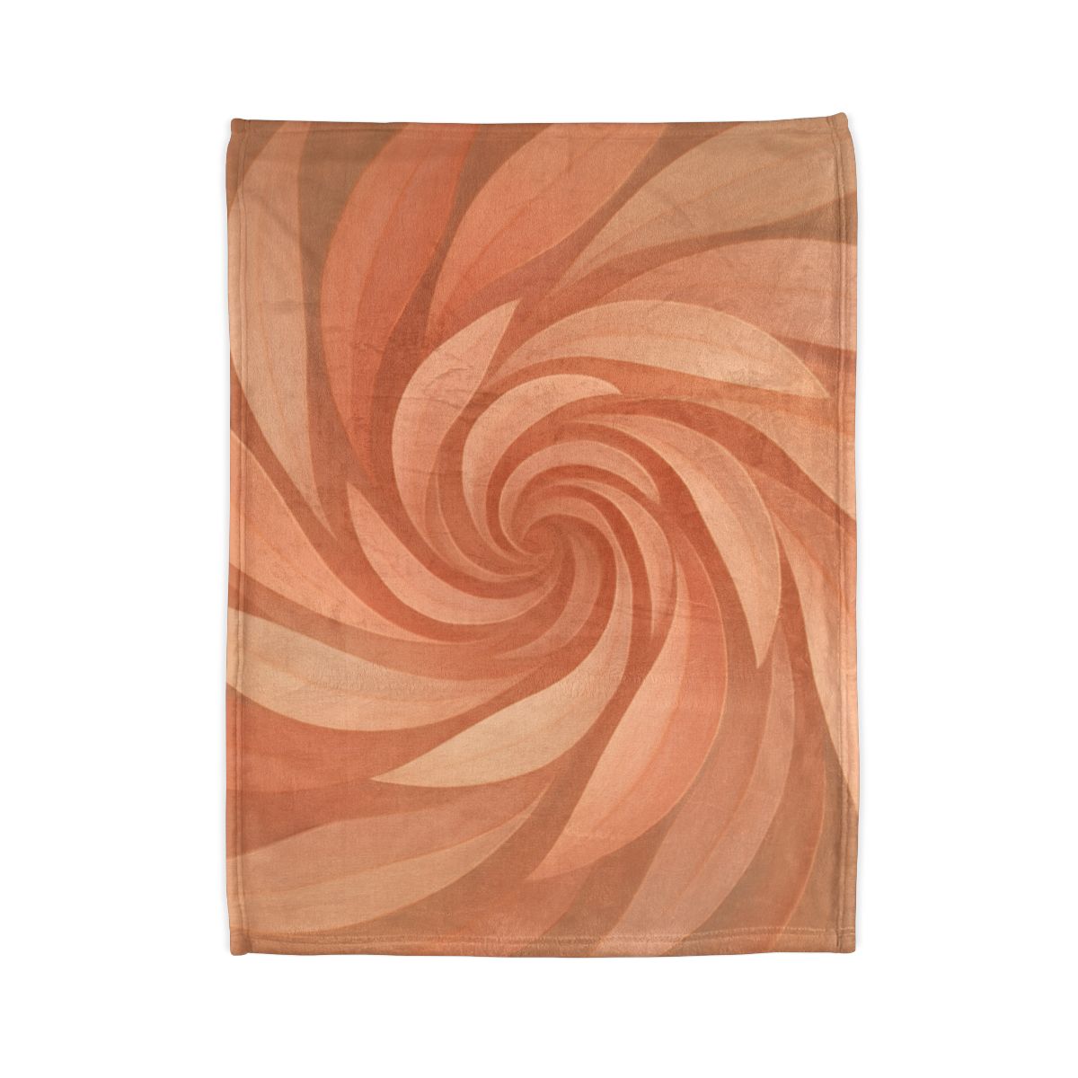 Petal Spiral Harmony soft fleece blankets