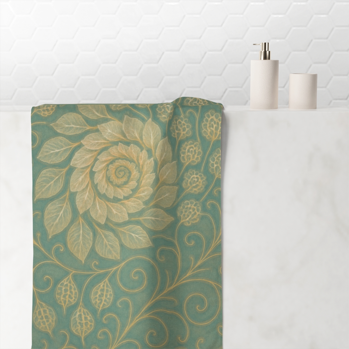 Petal Spiral Lace unique gift towels