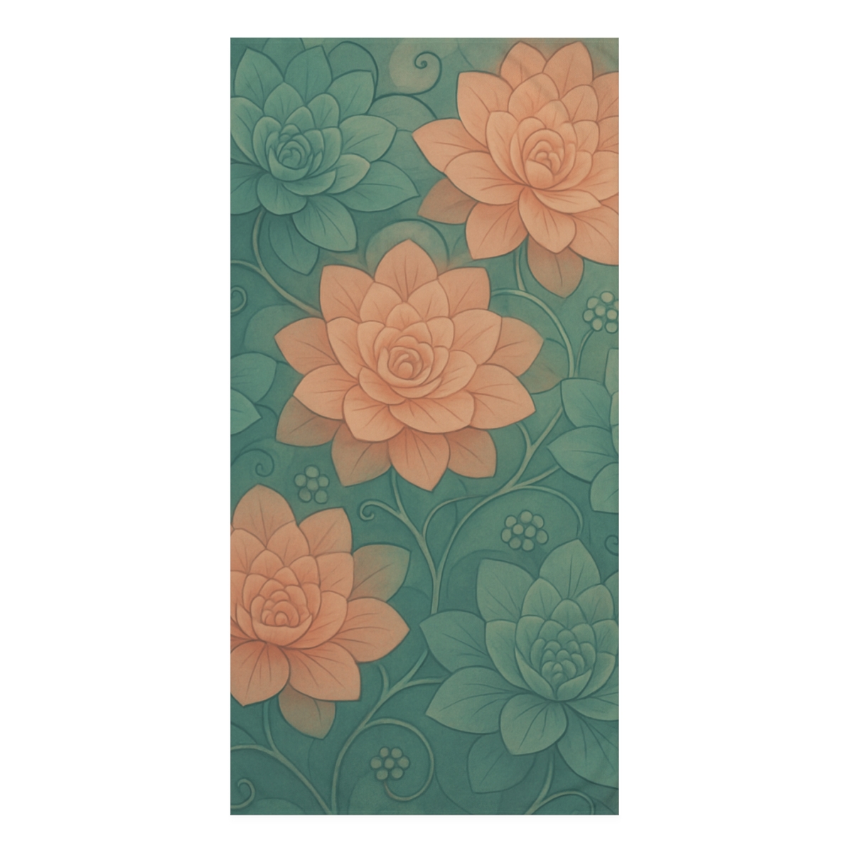 Petal Spiral Lattice custom towels