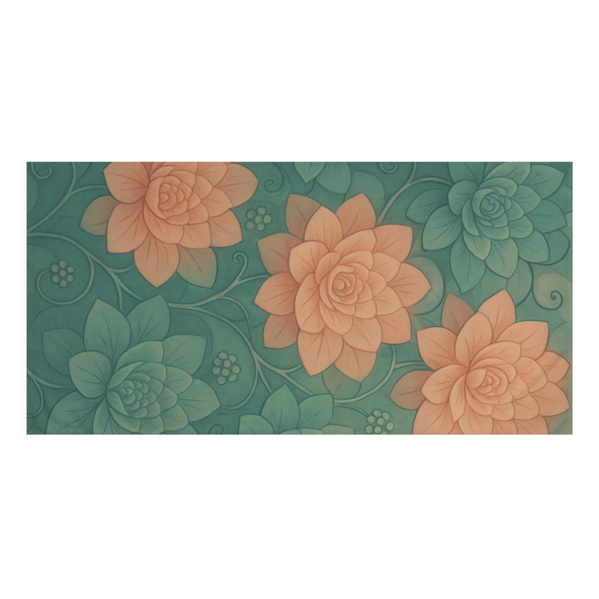Petal Spiral Lattice custom towels