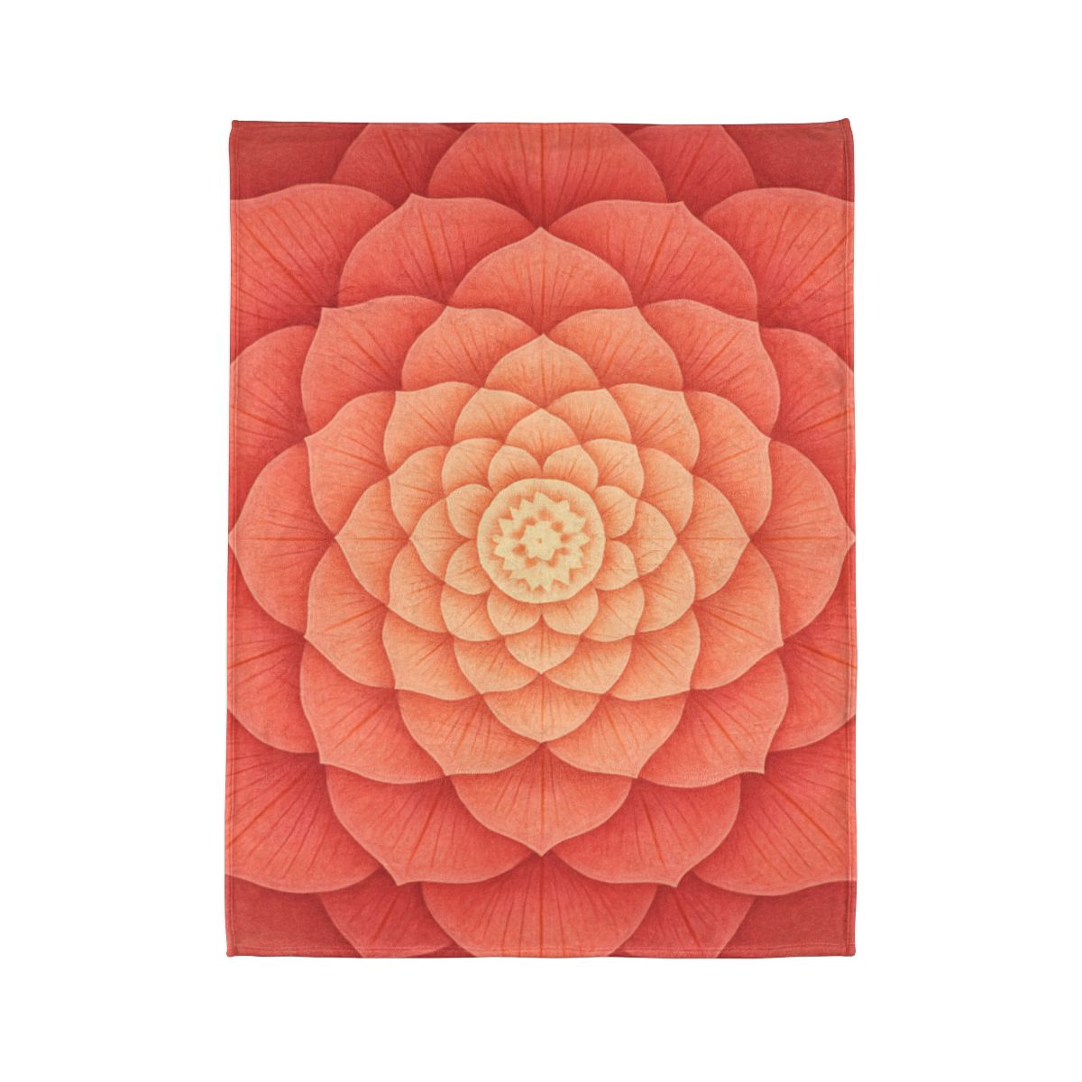 Petal Spiral Mandala warm winter blankets