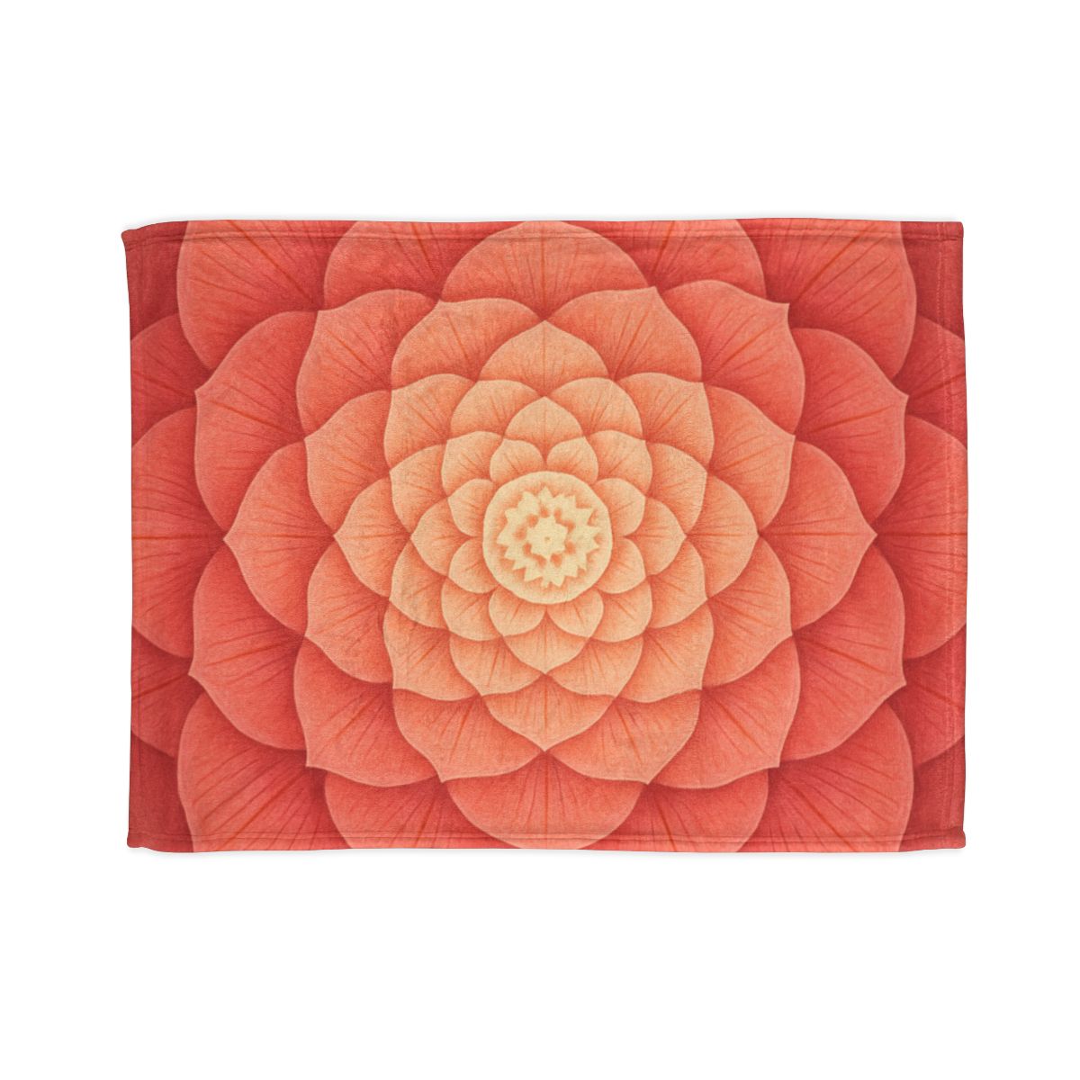 Petal Spiral Mandala warm winter blankets