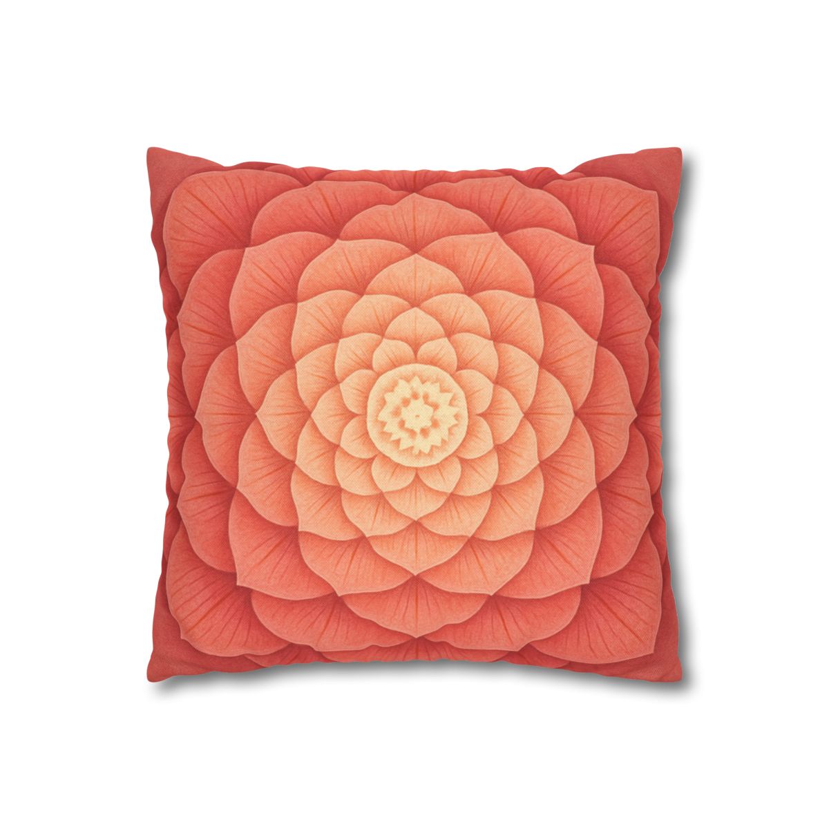 Petal Spiral Mandala personalized pillow covers