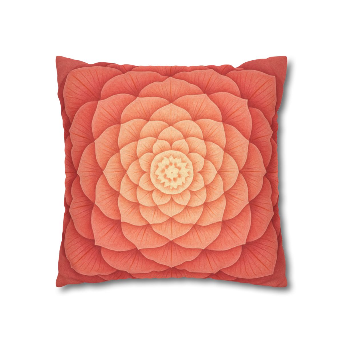 Petal Spiral Mandala personalized pillow covers
