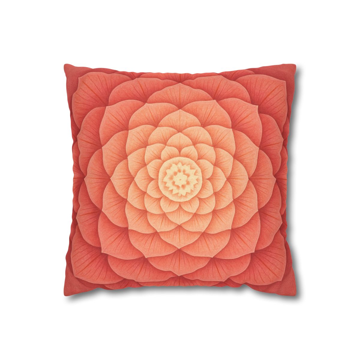 Petal Spiral Mandala personalized pillow covers