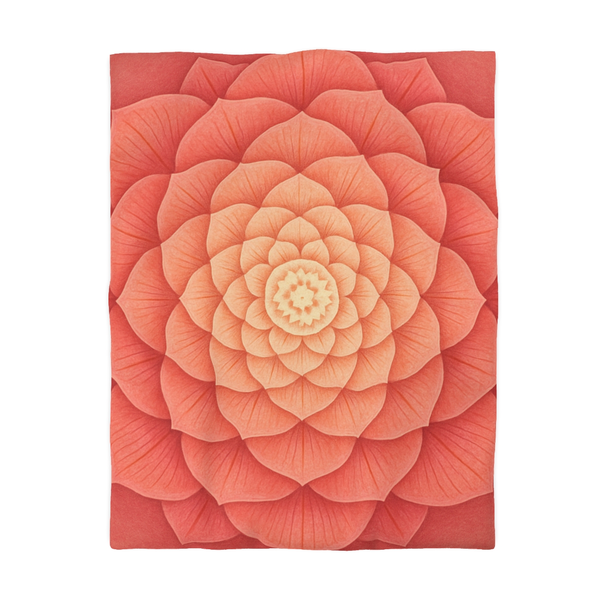 Petal Spiral Mandala designer printed duvets