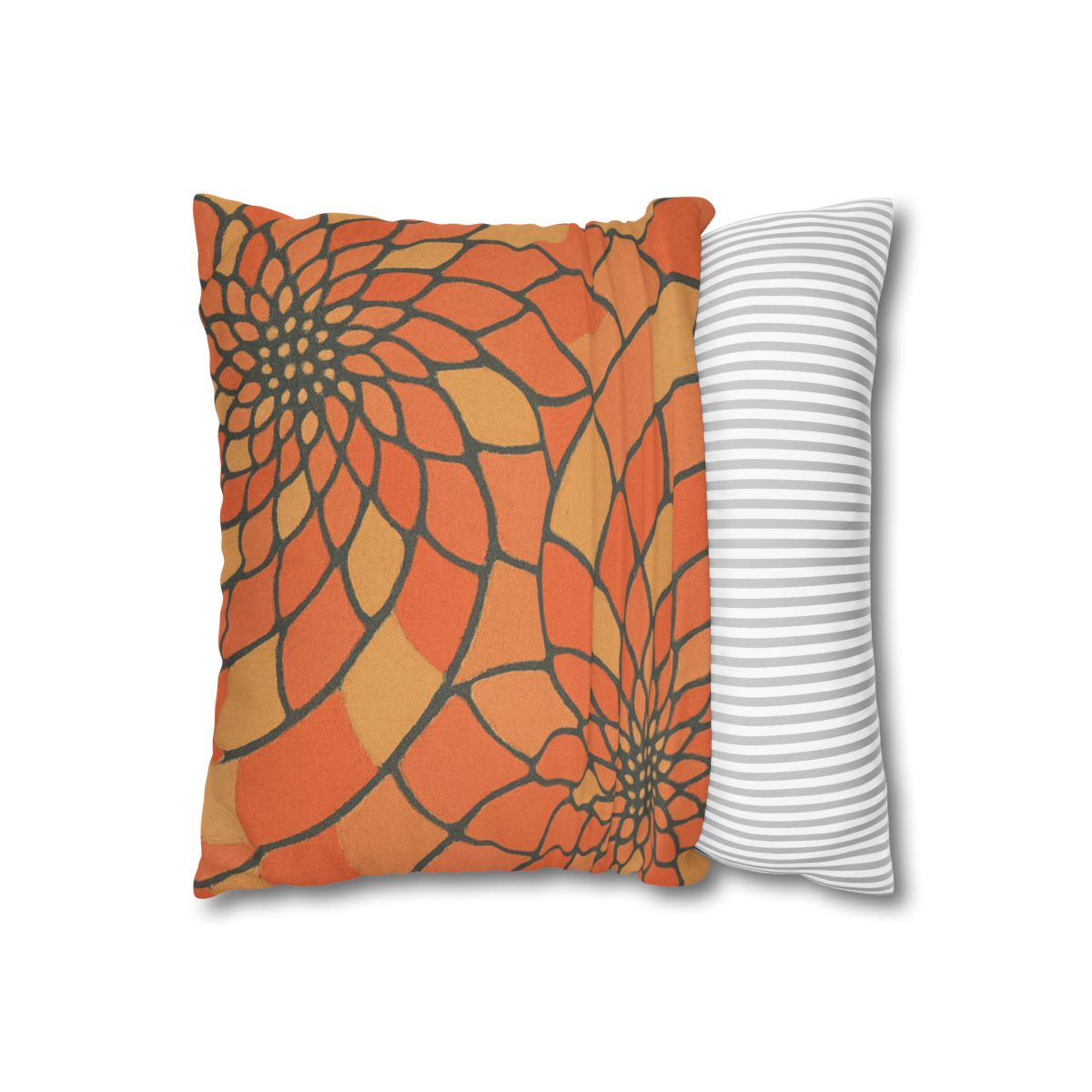 Petal Spiral Matrix designer print pillow cases