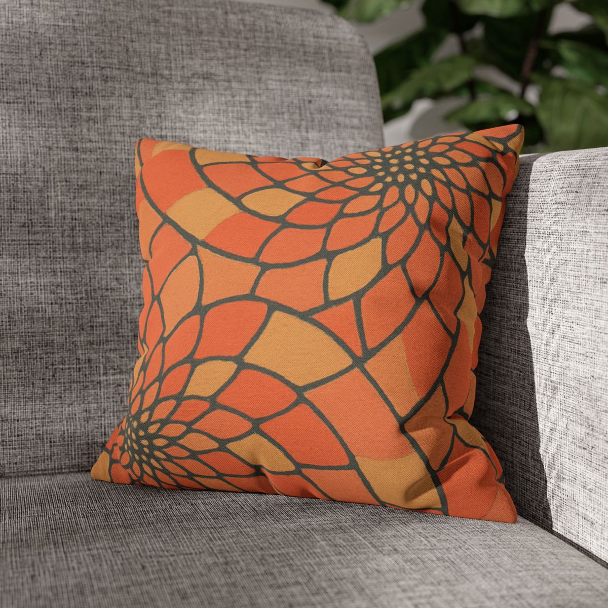 Petal Spiral Matrix designer print pillow cases