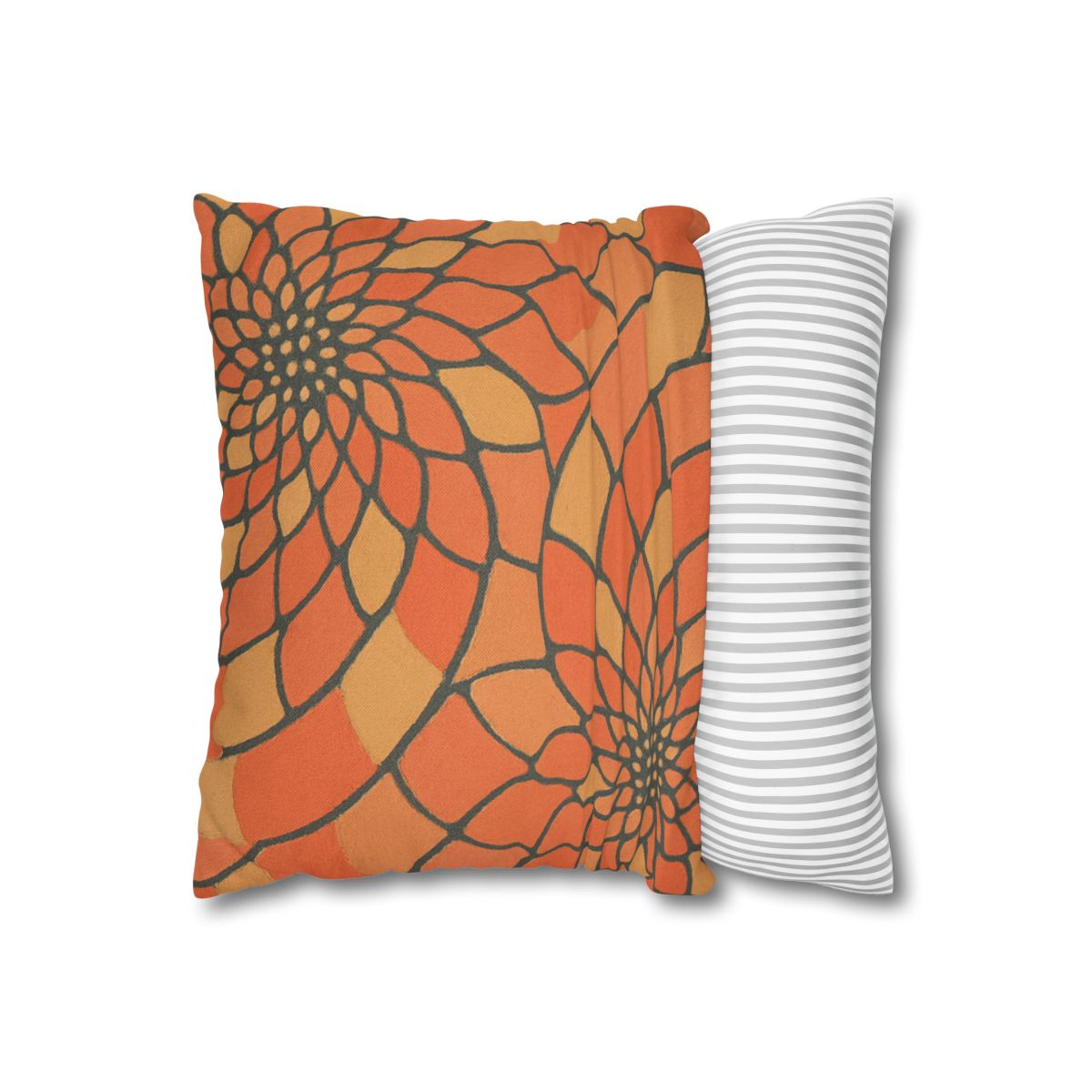 Petal Spiral Matrix designer print pillow cases
