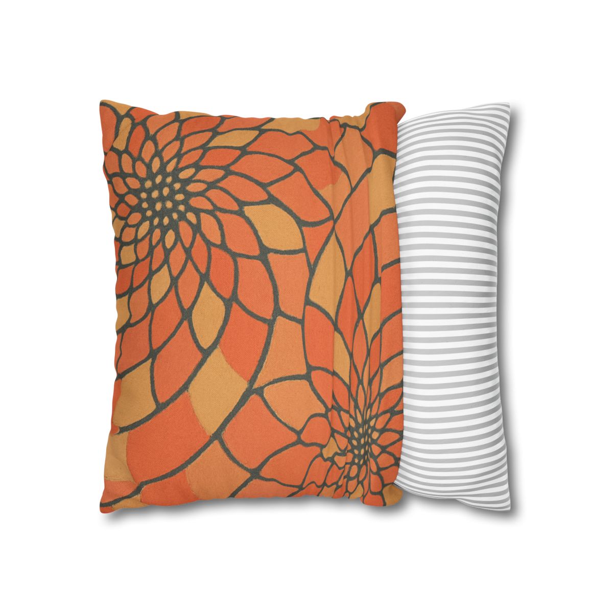 Petal Spiral Matrix designer print pillow cases