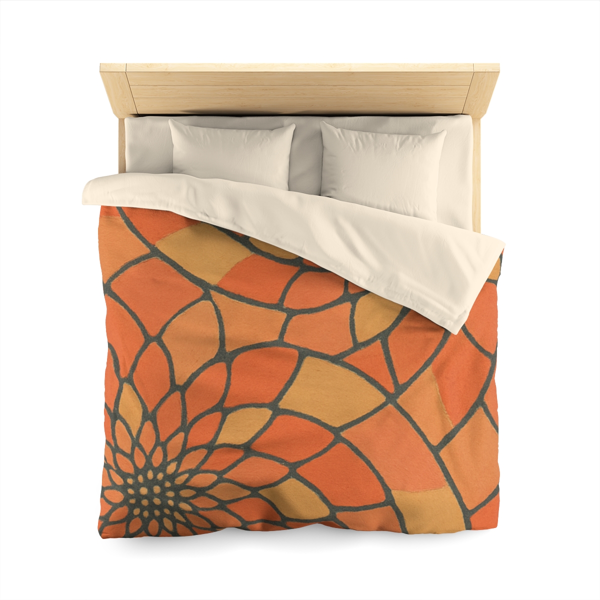 Petal Spiral Matrix custom duvets