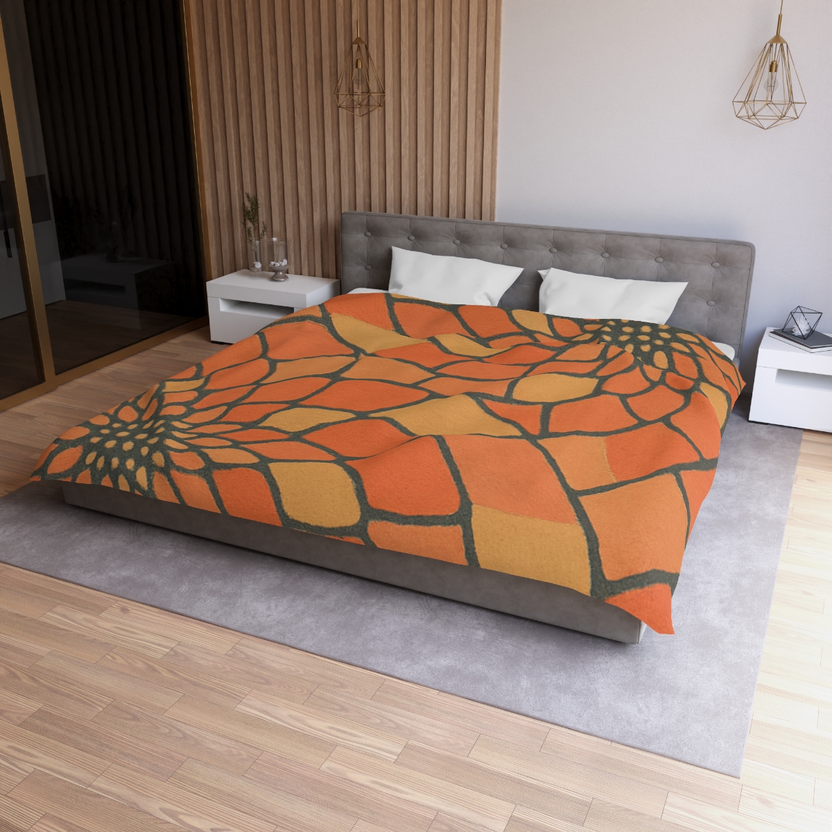 Petal Spiral Matrix custom duvets