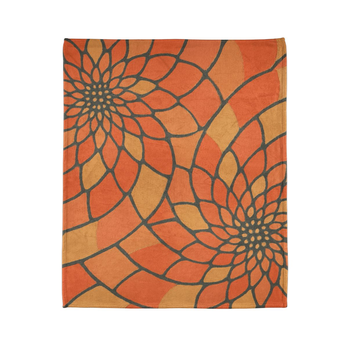Petal Spiral Matrix soft fleece blankets