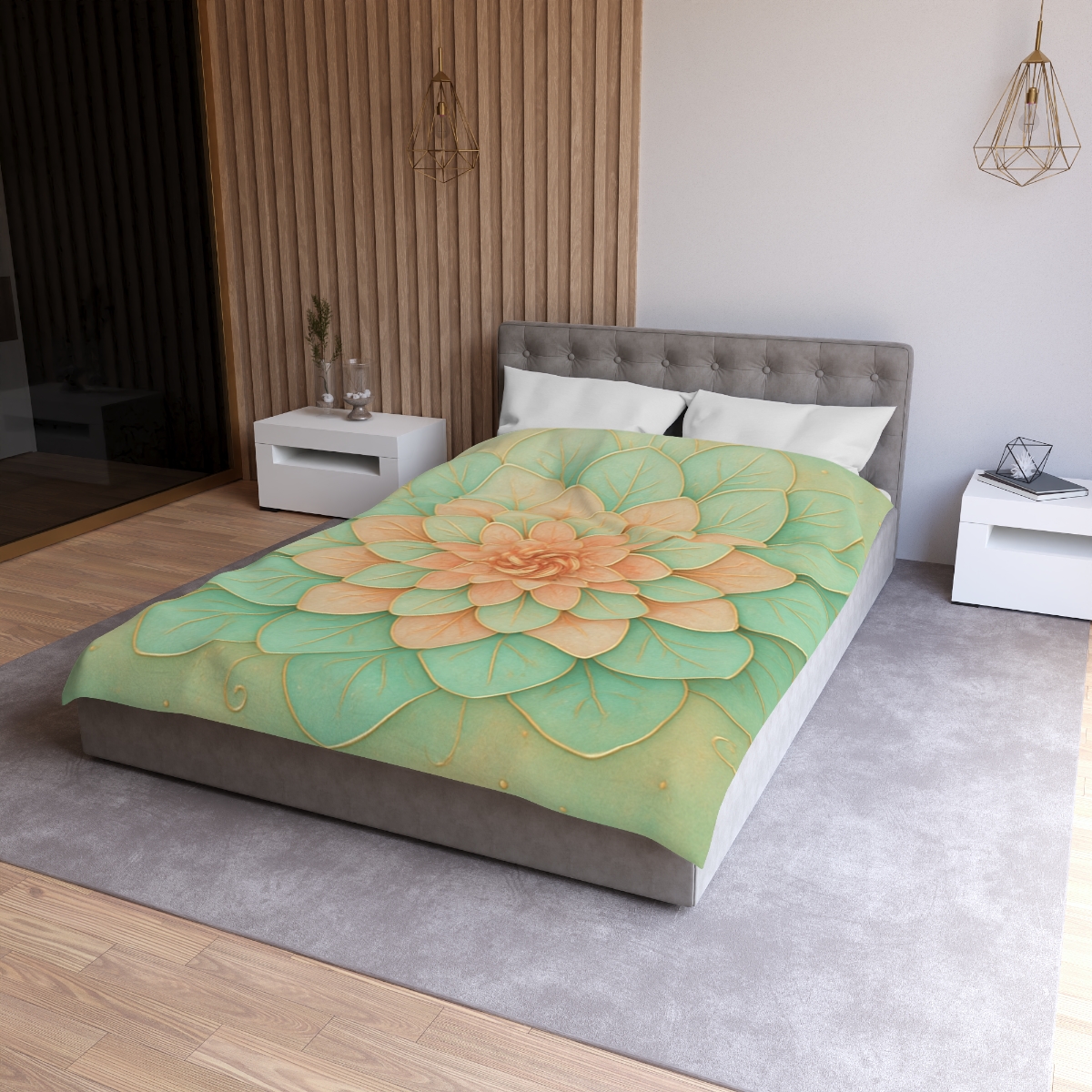 Petal Spiral Mosaic duvets for gifts