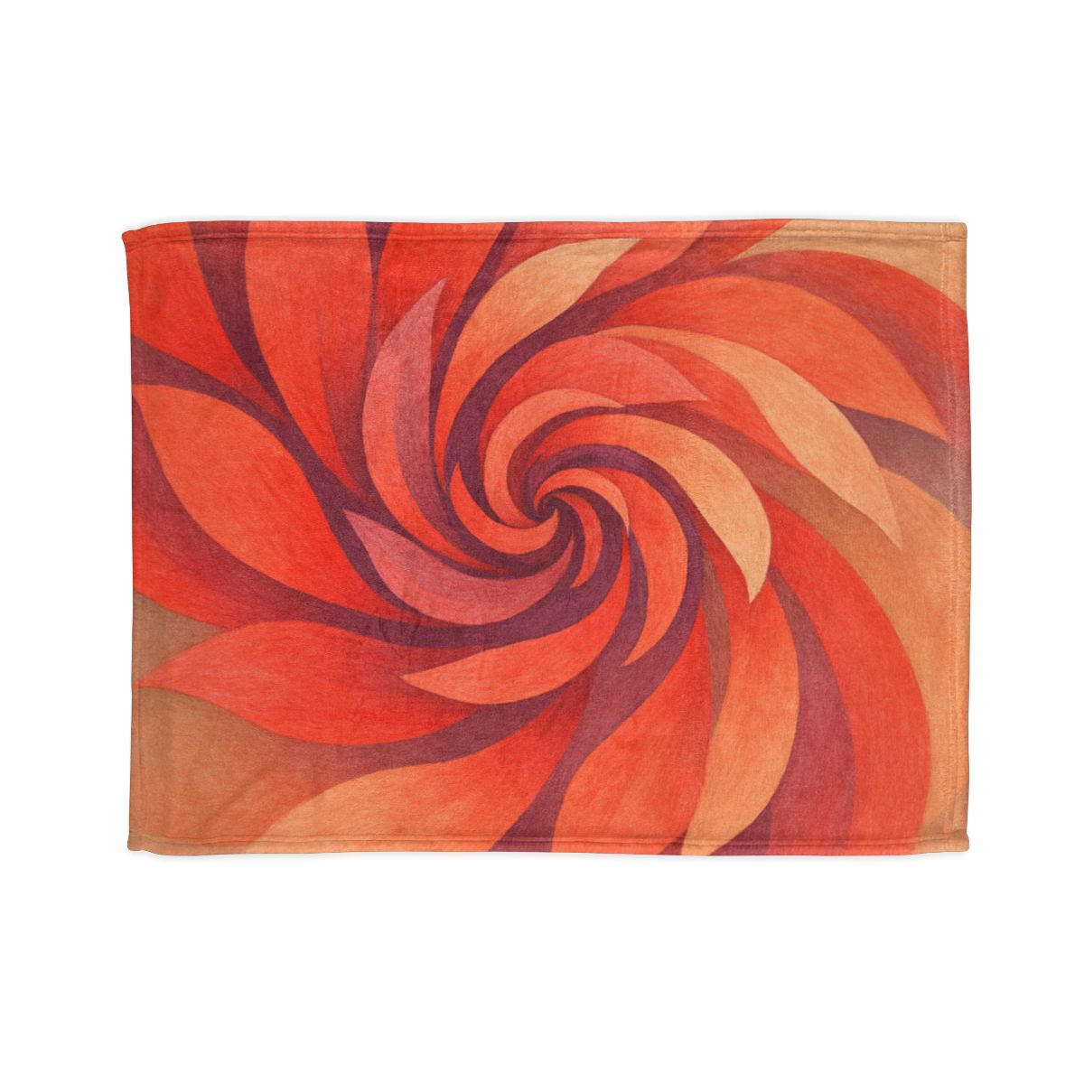 Petal Spiral Radiance unique gift blankets