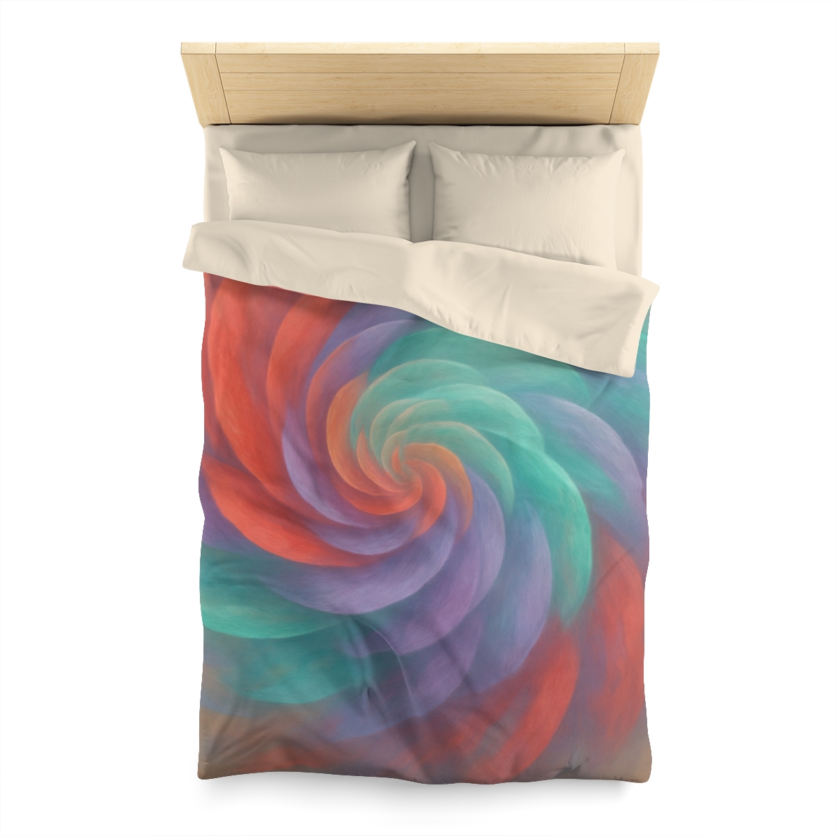 Petal Spiral Symphony unique patterned duvets