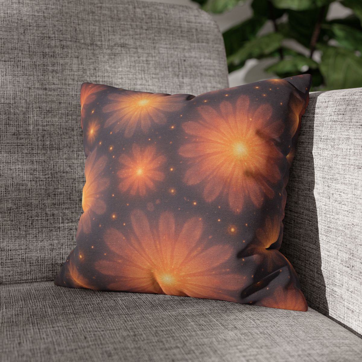 Photon Blossom Field designer print pillow cases