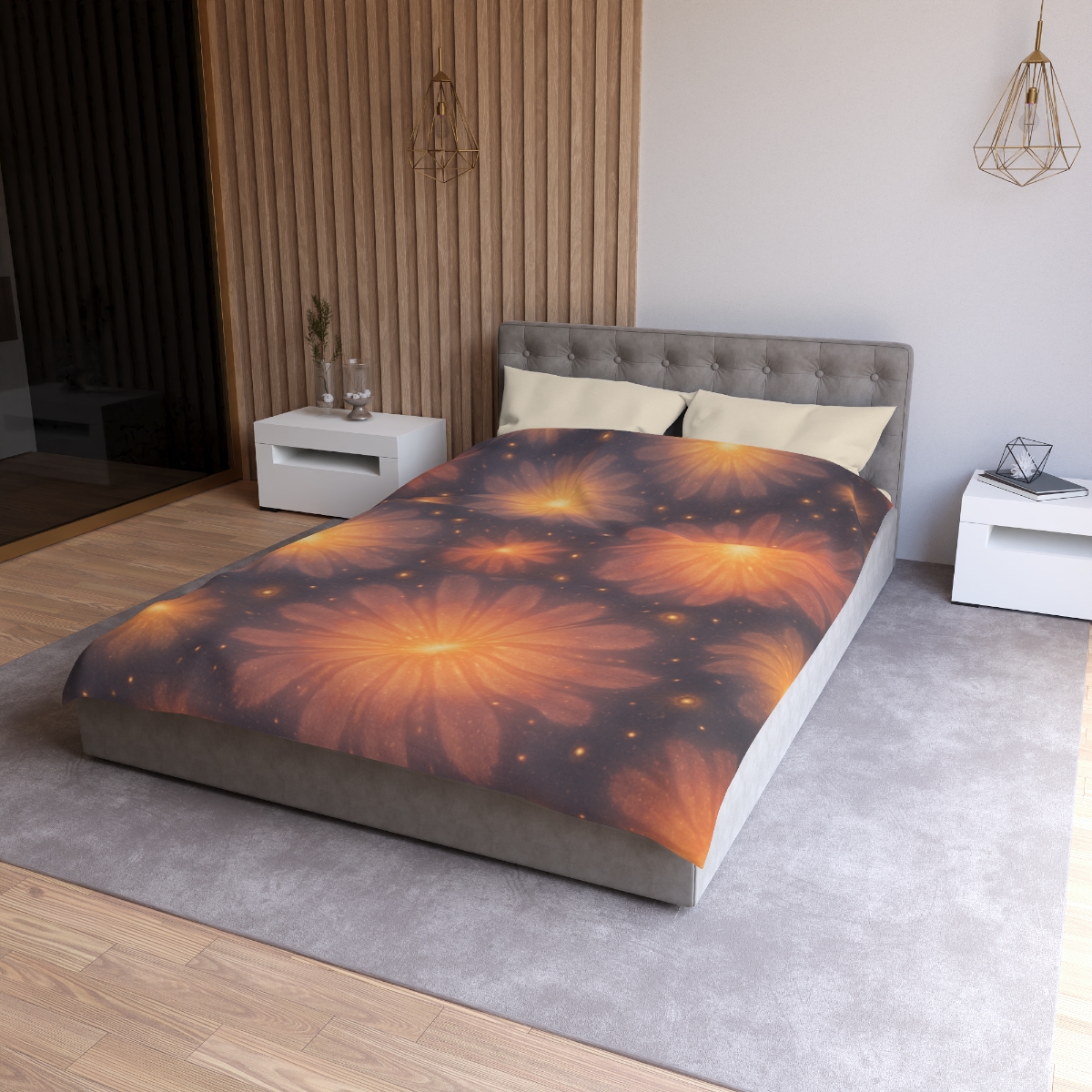 Photon Blossom Field duvets for gifts