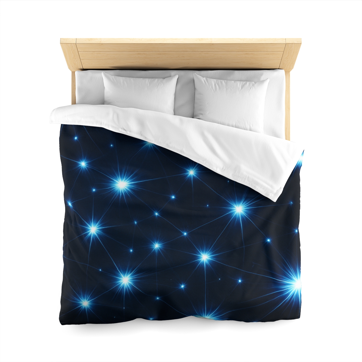 Photon Burst Constellation personalized bedding duvets