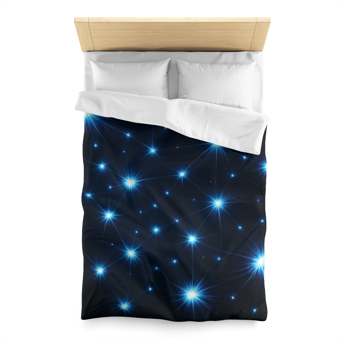 Photon Burst Constellation personalized bedding duvets