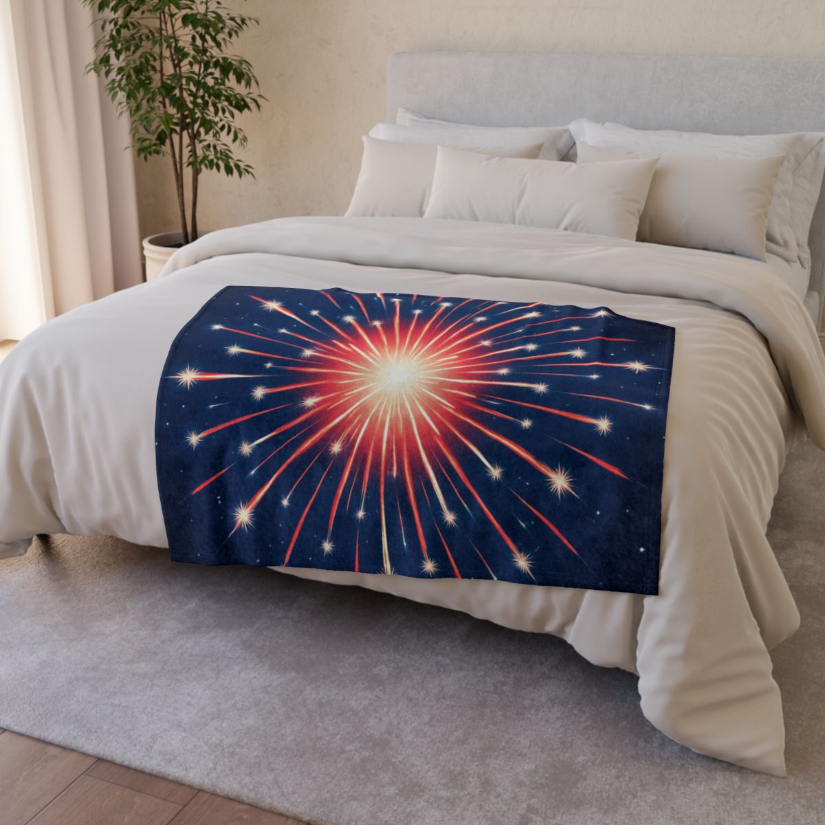 Photon Burst Constellation unique gift blankets