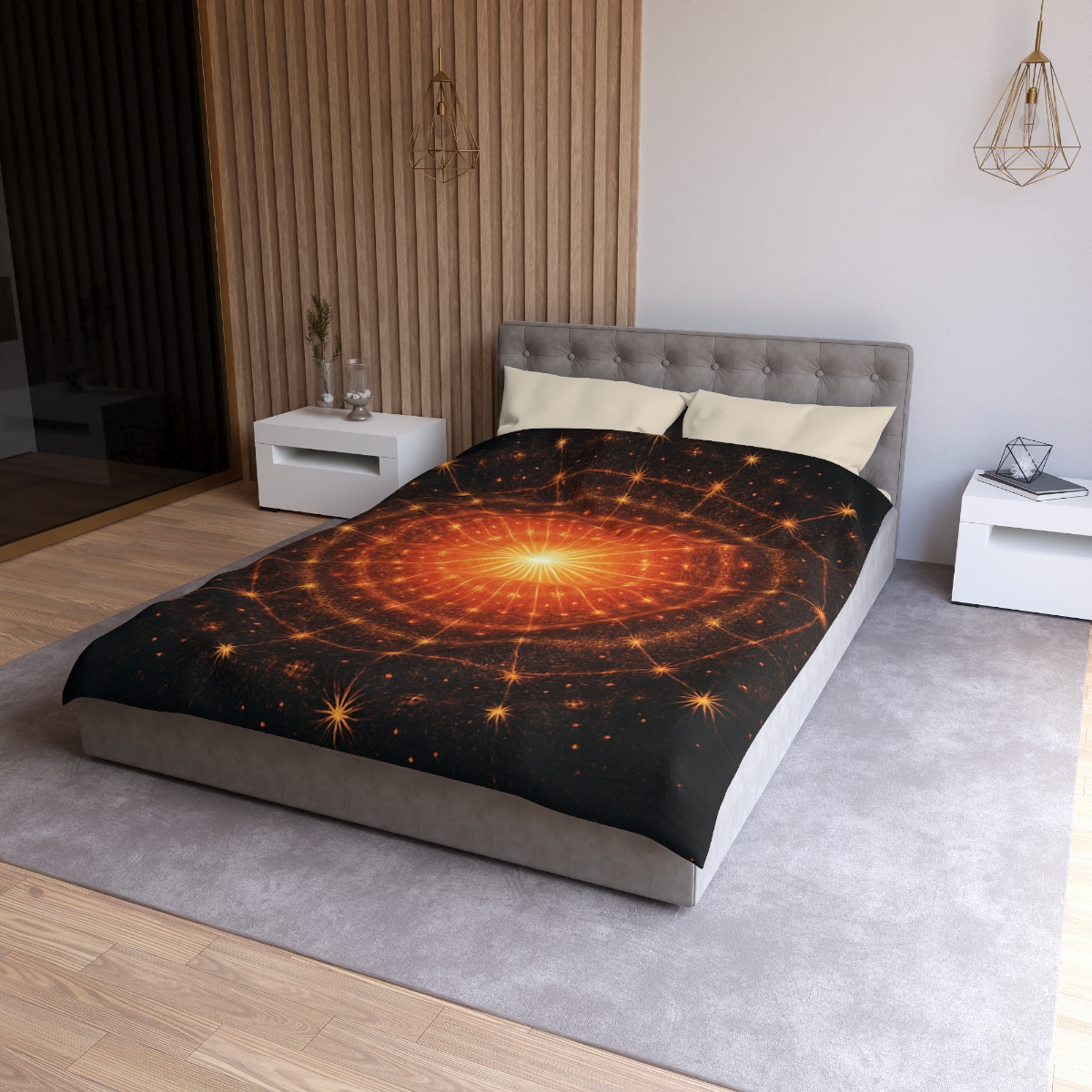 Photon Burst Mandala warm winter duvets