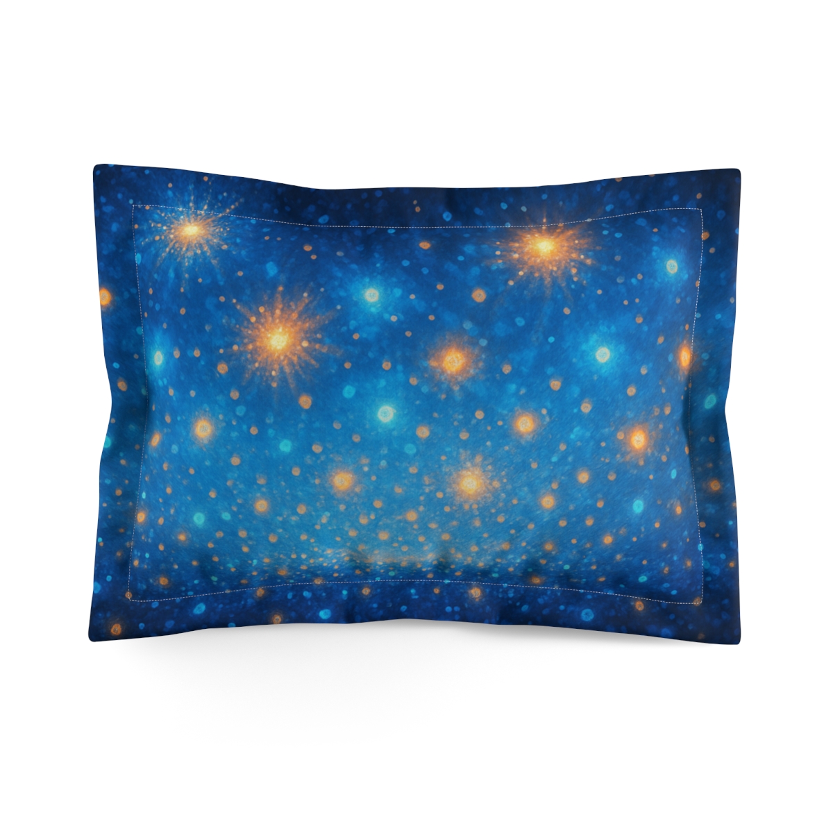 Photon Burst Meadow unique shape pillows