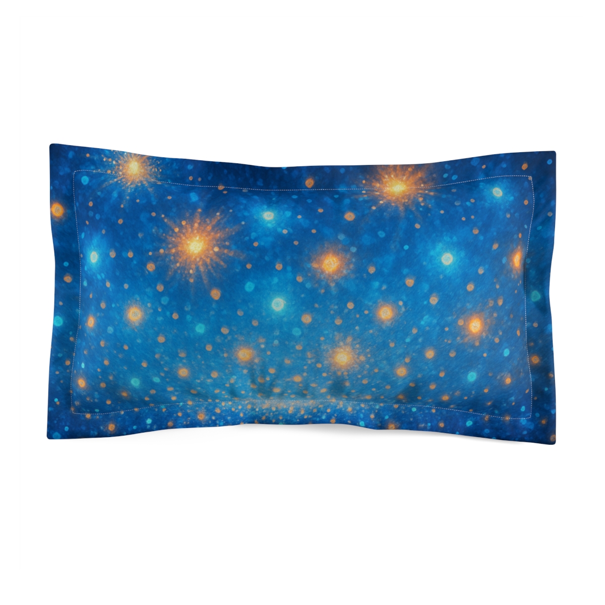 Photon Burst Meadow unique shape pillows