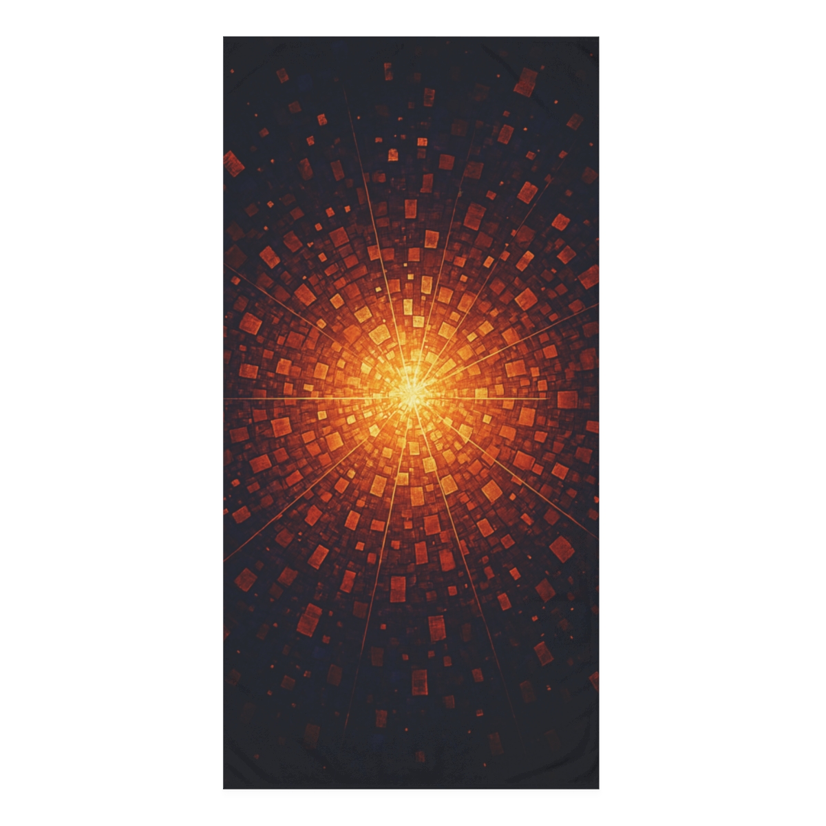 Photon Burst Mosaic decorative home towelscustom towels