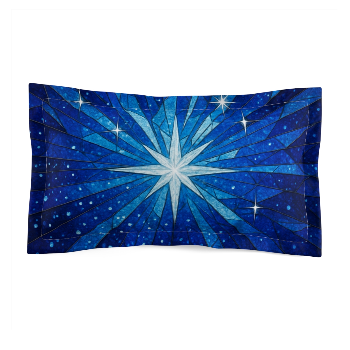 Photon Burst Mosaic soft plush pillows