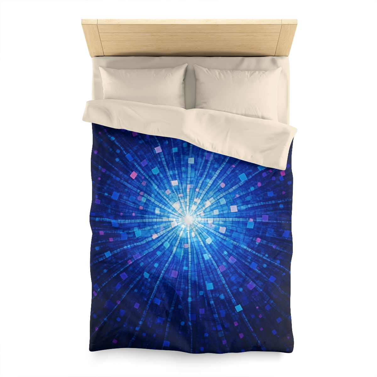 Photon Burst Mosaic custom duvets