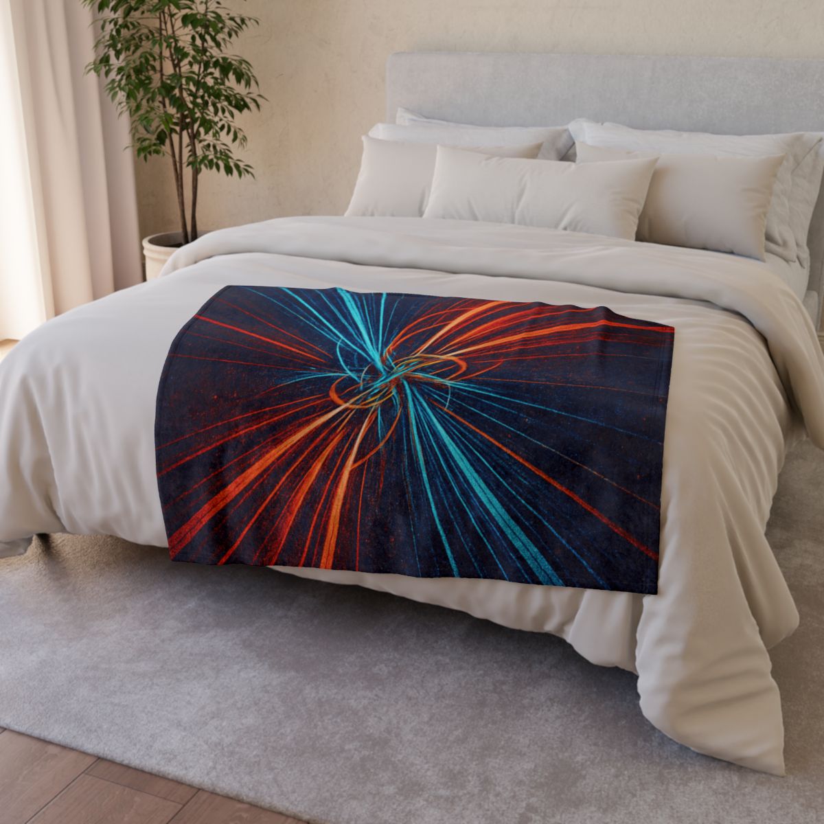 Photon Burst Tapestry warm winter blankets