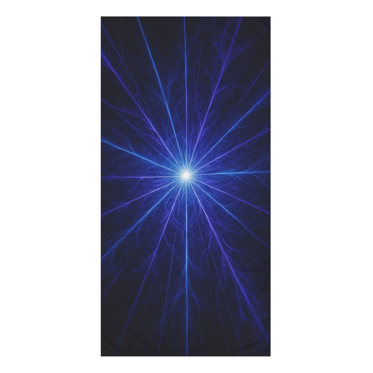 Photon Burst Tapestry designer printed towels