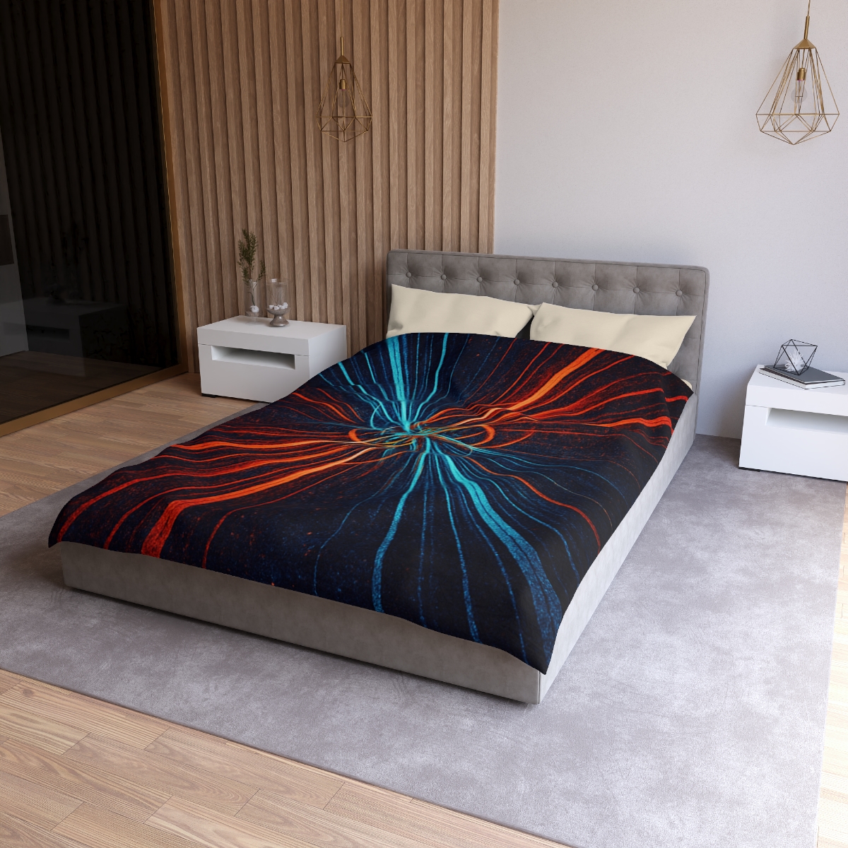 Photon Burst Tapestry unique patterned duvets