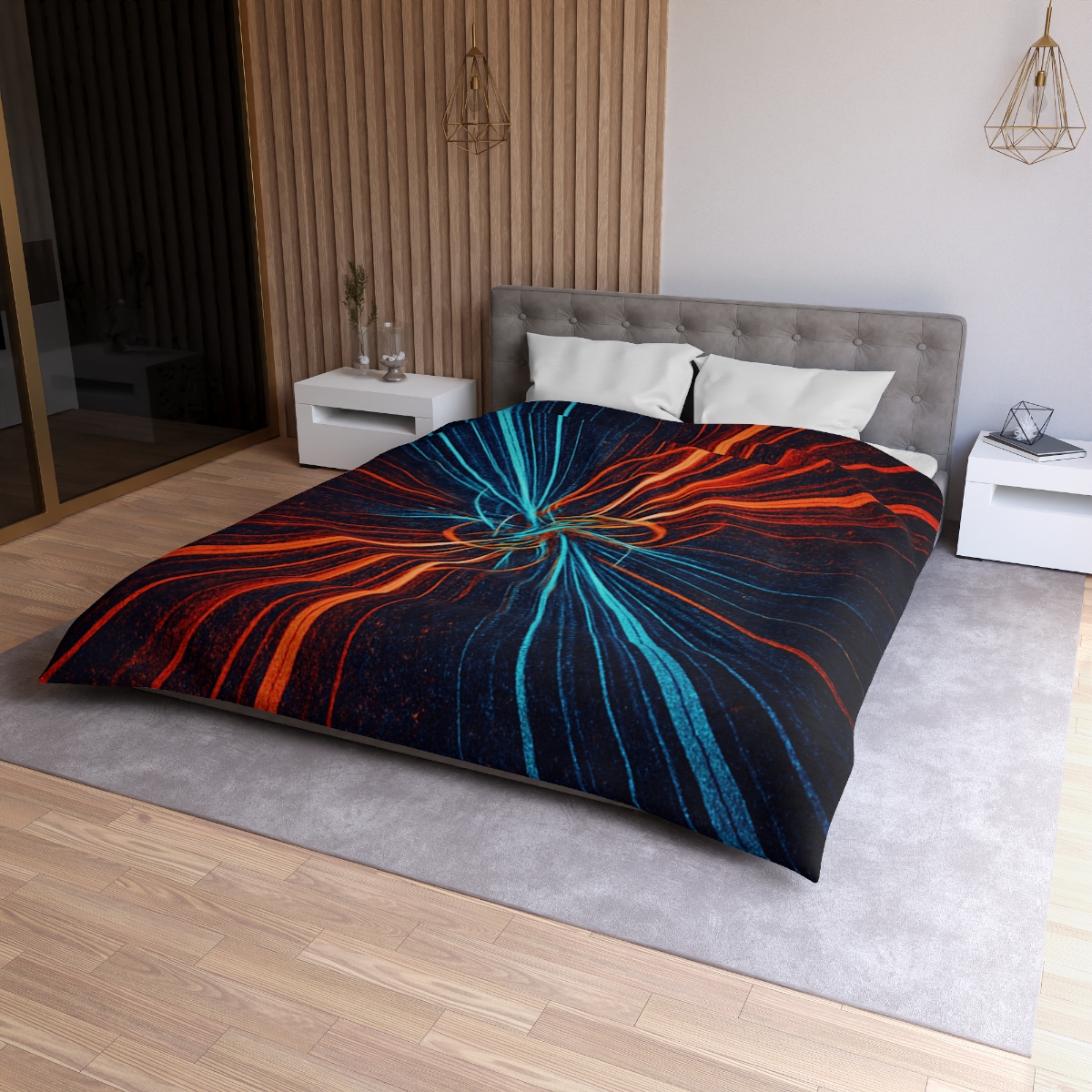 Photon Burst Tapestry unique patterned duvets
