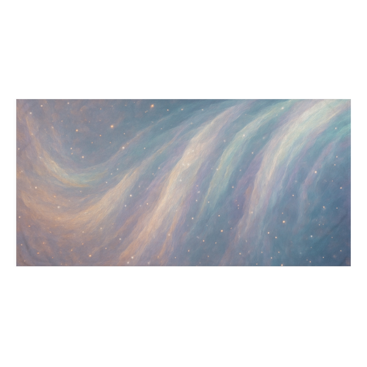 Photon Cascade Aurora designer printed towels